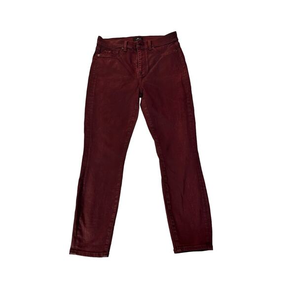 7 for All Mankind Coated Jeans - Picture 1 of 6